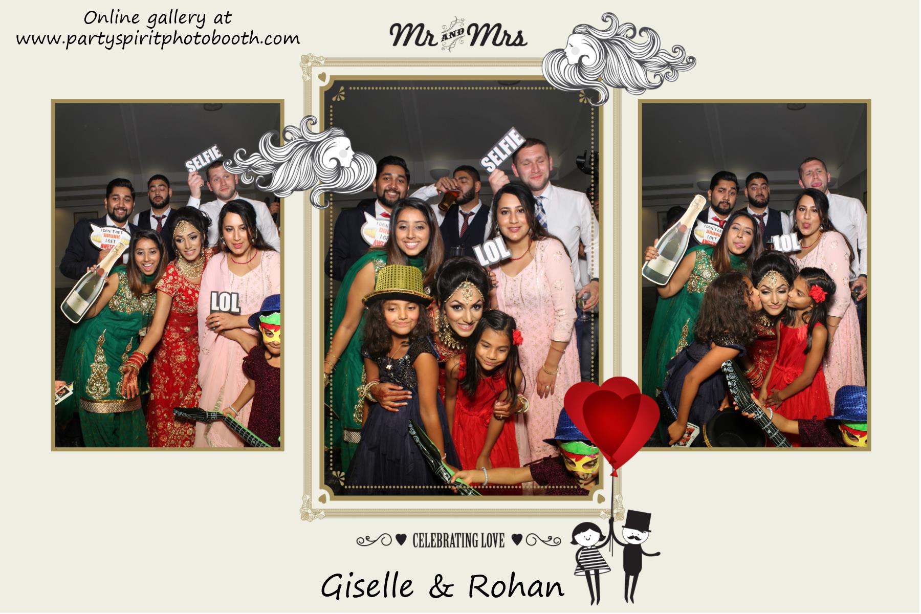 Giselle and Rohan's Wedding | View more photos from the event at gallery.partyspiritphotobooth.com/u/PartySpiritPhotoBooth/Giselle-and-Rohans-Wedding